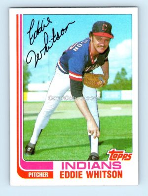 1982 Topps Traded #127T Eddie Whitson Cleveland Indians