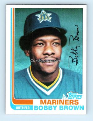 1982 Topps Traded #12T Bobby Brown Seattle Mariners