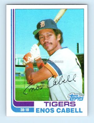 1982 Topps Traded #15T Enos Cabell Detroit Tigers