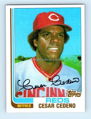 1982 Topps Traded #19T Cesar Cedeno Cincinnati Reds