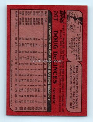 1982 Topps Traded #26T Doug DeCinces California Angels