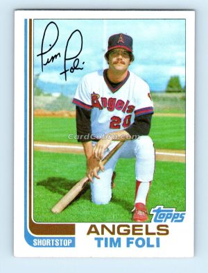 1982 Topps Traded #34T Tim Foli California Angels