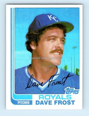 1982 Topps Traded #37T Dave Frost Kansas City Royals