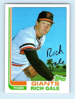 1982 Topps Traded #38T Rich Gale San Francisco Giants