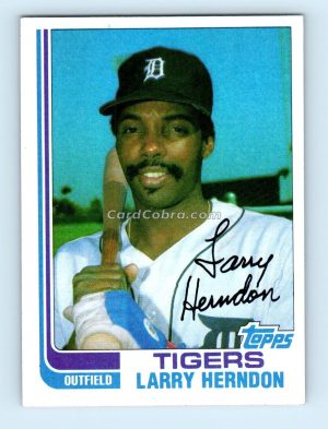 1982 Topps Traded #43T Larry Herndon Detroit Tigers