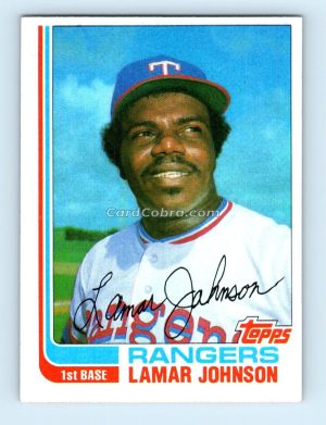 1982 Topps Traded #50T Lamar Johnson Texas Rangers