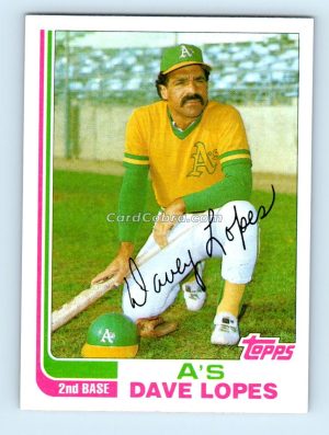 1982 Topps Traded #64T Dave Lopes Oakland Athletics