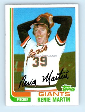 1982 Topps Traded #66T Renie Martin San Francisco Giants