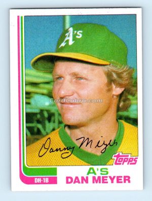 1982 Topps Traded #70T Dan Meyer Oakland Athletics