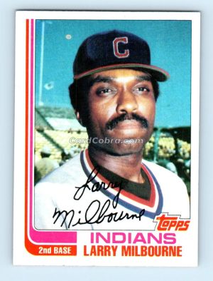 1982 Topps Traded #71T Larry Milbourne Cleveland Indians