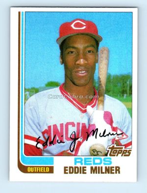 1982 Topps Traded #72T Eddie Milner Cincinnati Reds