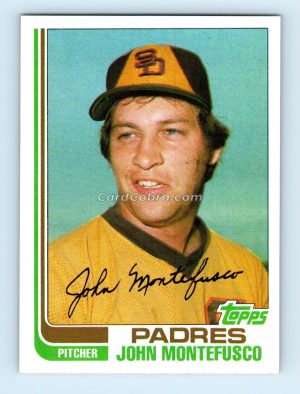 1982 Topps Traded #74T John Montefusco San Diego Padres