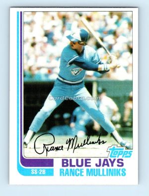 1982 Topps Traded #78T Rance Mulliniks Toronto Blue Jays