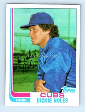 1982 Topps Traded #82T Dickie Noles Chicago Cubs