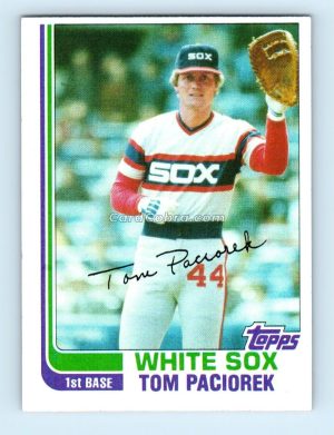 1982 Topps Traded #85T Tom Paciorek Chicago White Sox