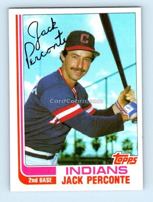 1982 Topps Traded #87T Jack Perconte Cleveland Indians