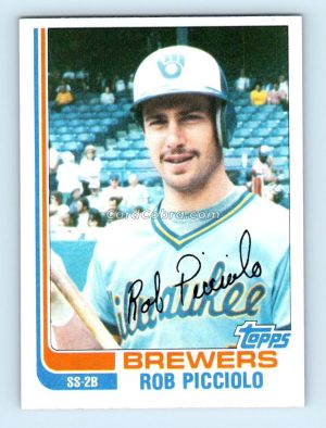 1982 Topps Traded #89T Rob Picciolo Milwaukee Brewers