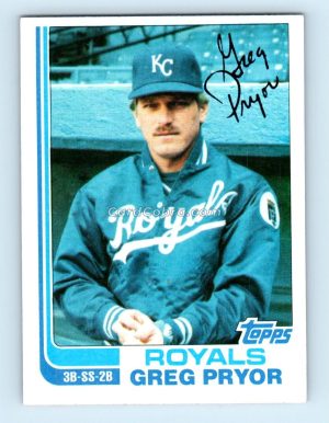 1982 Topps Traded #93T Greg Pryor Kansas City Royals