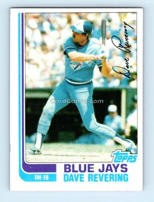 1982 Topps Traded #97T Dave Revering Toronto Blue Jays