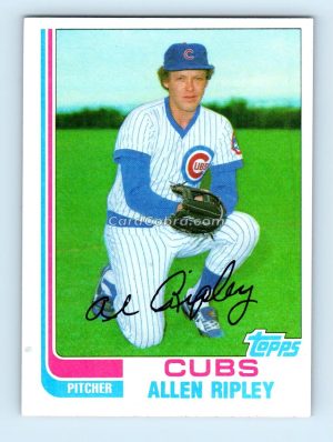 1982 Topps Traded #99T Allen Ripley Chicago Cubs