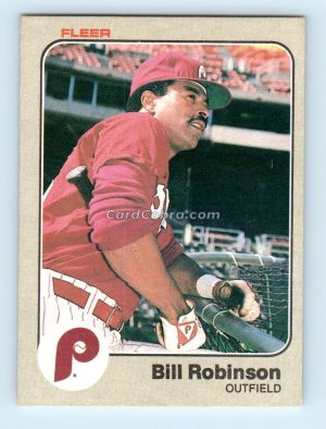 1983 Fleer #170 Bill Robinson Philadelphia Phillies