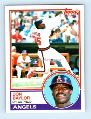 1983 Topps #105 Don Baylor California Angels