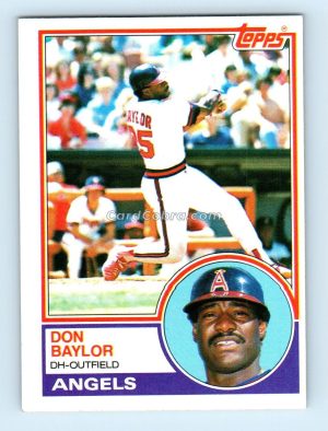 1983 Topps #105 Don Baylor California Angels