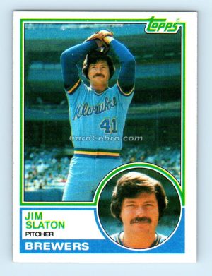 1983 Topps #114 Jim Slaton Milwaukee Brewers