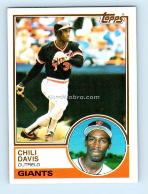 1983 Topps #115 Chili Davis San Francisco Giants