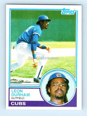 1983 Topps #125 Leon Durham Chicago Cubs