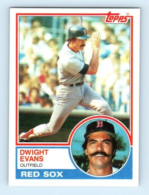 1983 Topps #135 Dwight Evans Boston Red Sox