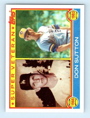 1983 Topps #146 Don Sutton Los Angeles Dodgers/Milwaukee Brewers