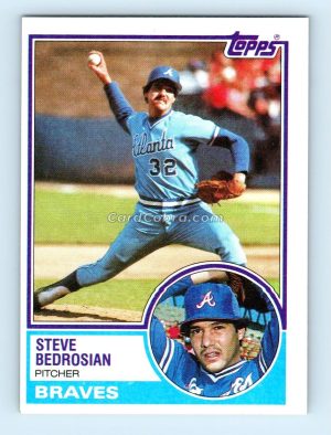 1983 Topps #157 Steve Bedrosian Atlanta Braves