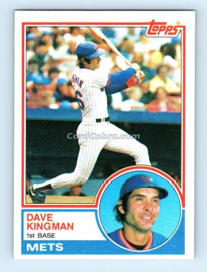 1983 Topps #160 Dave Kingman New York Mets