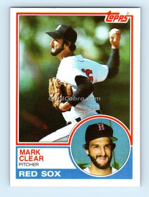 1983 Topps #162 Mark Clear Boston Red Sox