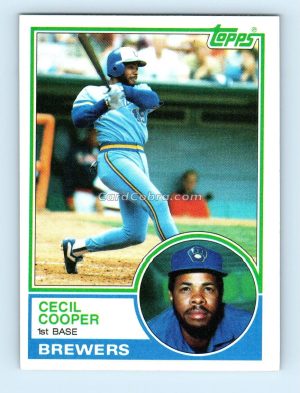 1983 Topps #190 Cecil Cooper Milwaukee Brewers