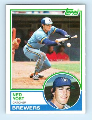 1983 Topps #297 Ned Yost Milwaukee Brewers