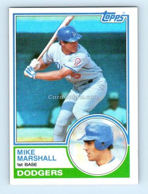 1983 Topps #324 Mike Marshall Los Angeles Dodgers