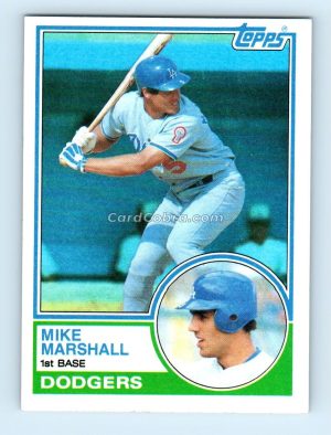 1983 Topps #324 Mike Marshall Los Angeles Dodgers