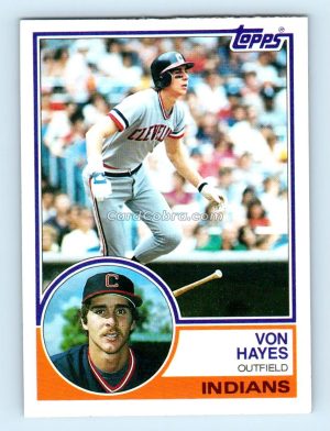 1983 Topps #325 Von Hayes Cleveland Indians