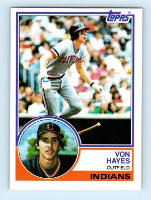 1983 Topps #325 Von Hayes Cleveland Indians