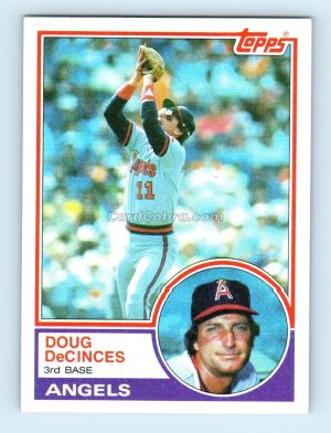 1983 Topps #341 Doug DeCinces California Angels