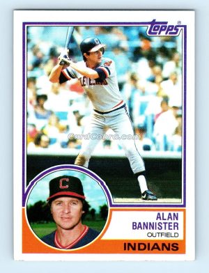 1983 Topps #348 Alan Bannister Cleveland Indians