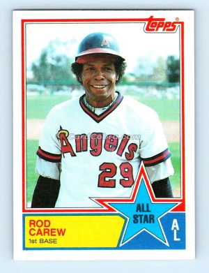 1983 Topps #386 Rod Carew California Angels