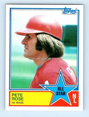 1983 Topps #397 Pete Rose Philadelphia Phillies