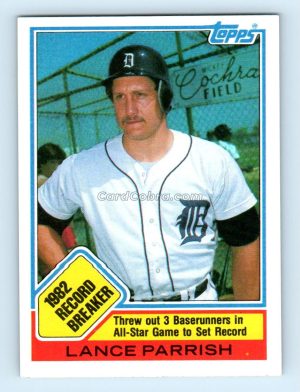 1983 Topps #4 Lance Parrish Detroit Tigers