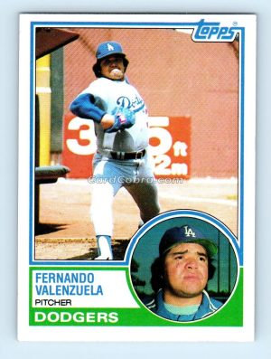 1983 Topps #40 Fernando Valenzuela Los Angeles Dodgers