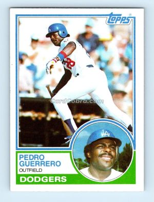 1983 Topps #425 Pedro Guerrero Los Angeles Dodgers