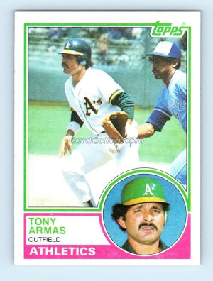 1983 Topps #435 Tony Armas Oakland Athletics