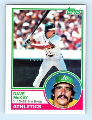 1983 Topps #47 Dave McKay Oakland Athletics